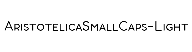 AristotelicaSmallCaps-Light  नि: शुल्क फ़ॉन्ट्स डाउनलोड