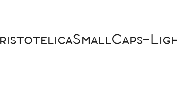 AristotelicaSmallCaps-Light Logo