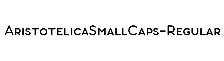 AristotelicaSmallCaps-Regular  免费字体下载