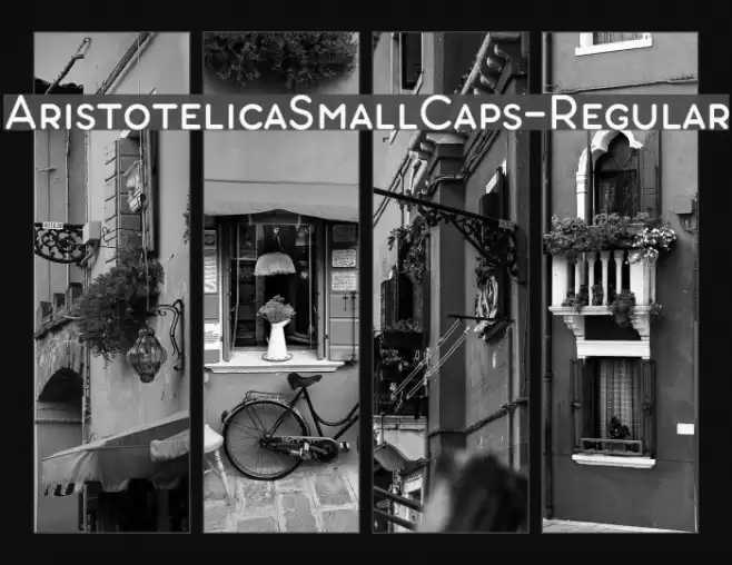 AristotelicaSmallCaps-Regular Font examples