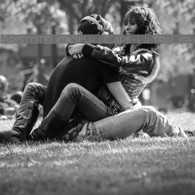 AristotelicaSmallCaps-UltraLigh Font examples