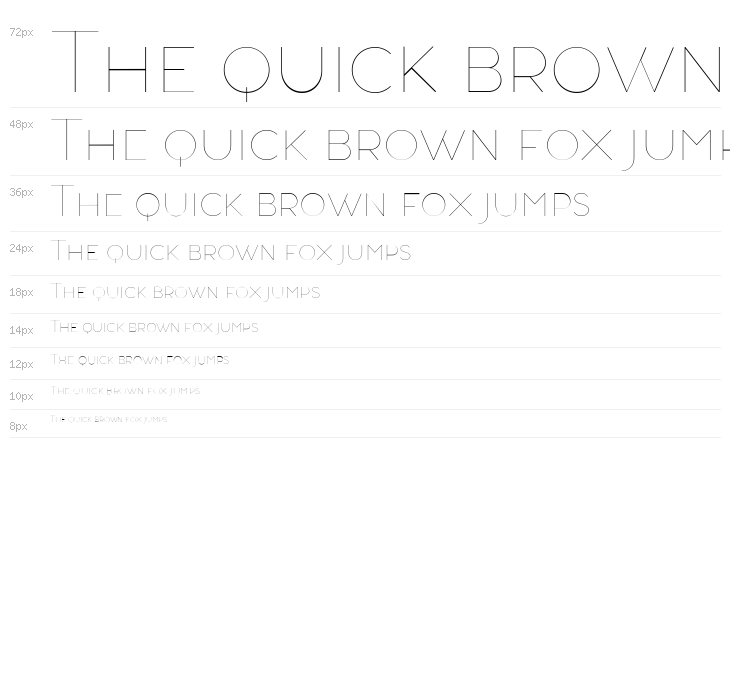 AristotelicaSmallCaps-UltraLigh Waterfall