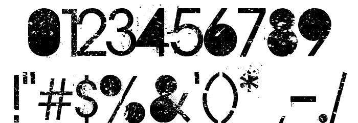 Aristotle Punk Font OTHER CHARS