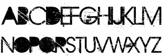Aristotle Punk Caratteri MINUSCOLO