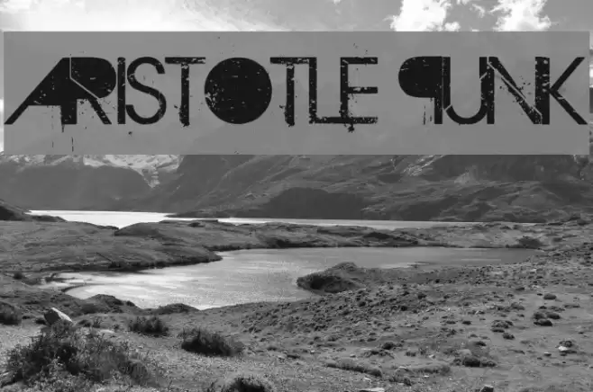 Aristotle Punk フォント examples