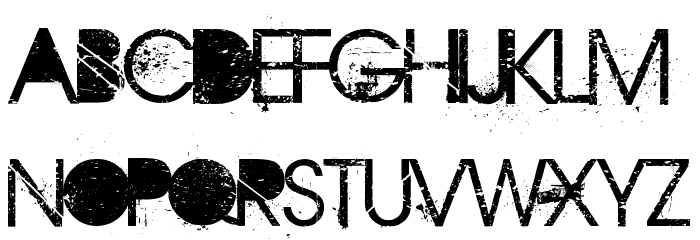 Aristotle Punk Font LOWERCASE