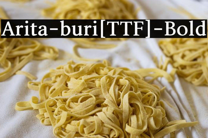 Arita-buri[TTF]-Bold Example 3