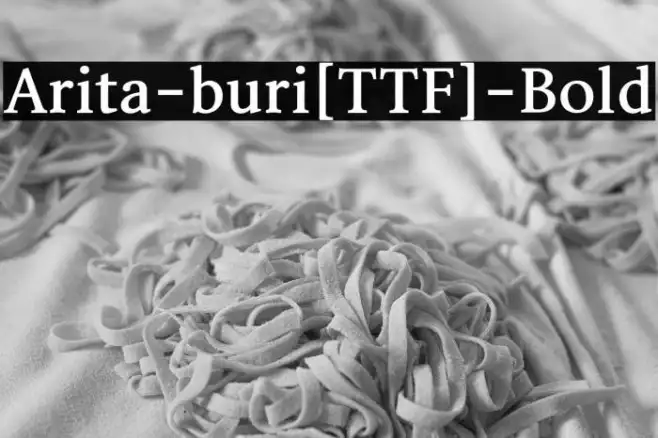 Arita-buri[TTF]-Bold Example 3