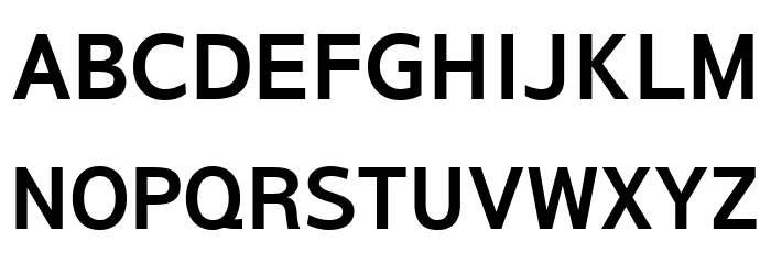 Arita-dotum[TTF]-Bold Font UPPERCASE