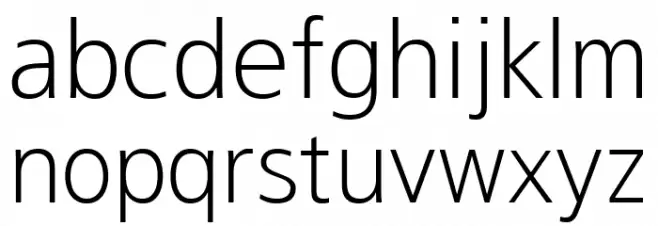 Arita-dotum[TTF]-Light Font LOWERCASE