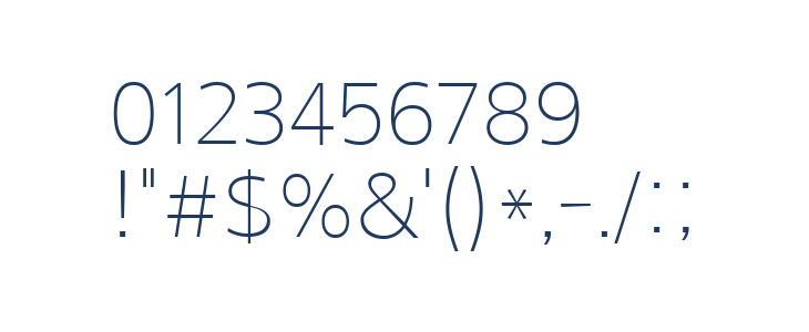 Arita-dotum[TTF]-Thin Other Characters