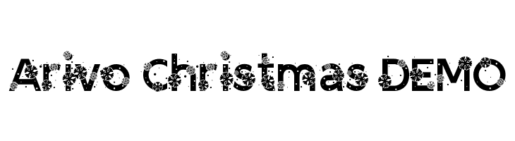 Arivo Christmas DEMO नि: शुल्क फ़ॉन्ट्स डाउनलोड