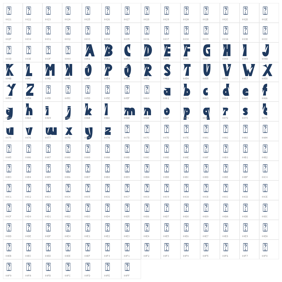 Arizon Fighter Demo Character Map