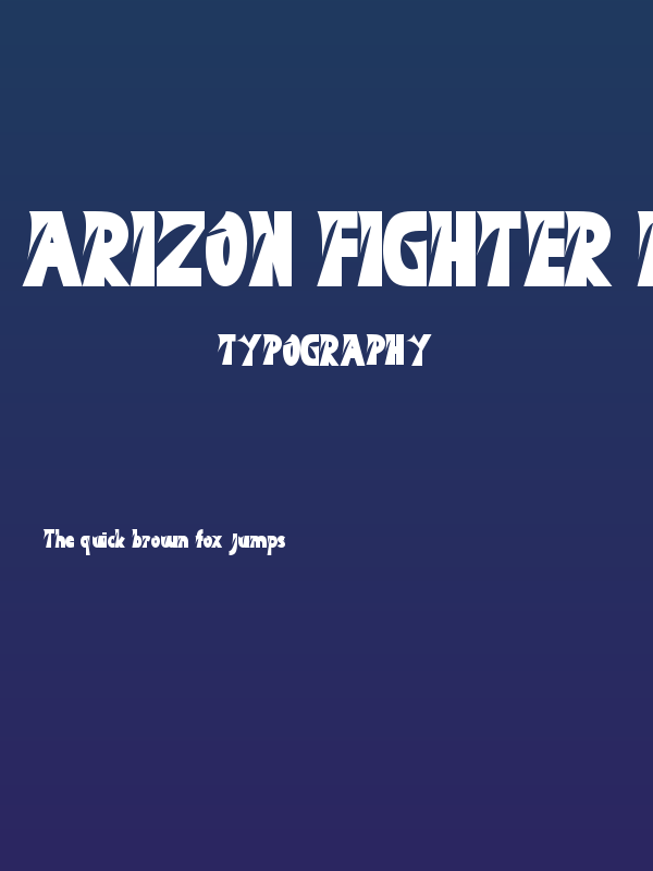 Arizon Fighter Demo Poster