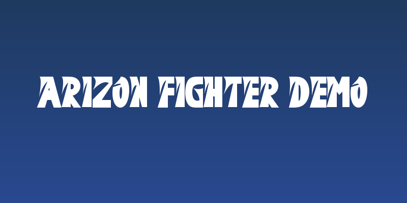 Arizon Fighter Demo Social Header