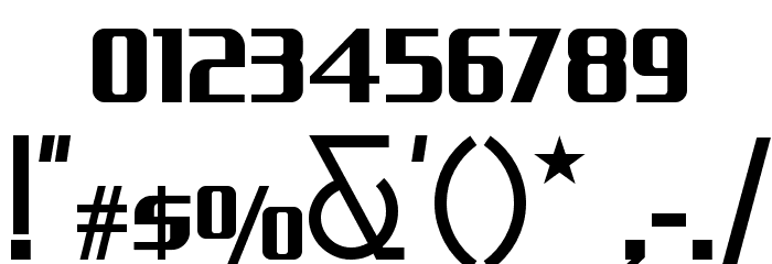 Arizona Airways NF Font OTHER CHARS