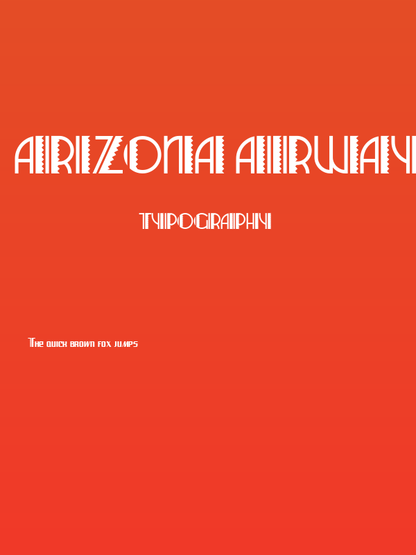 Arizona Airways NF Poster