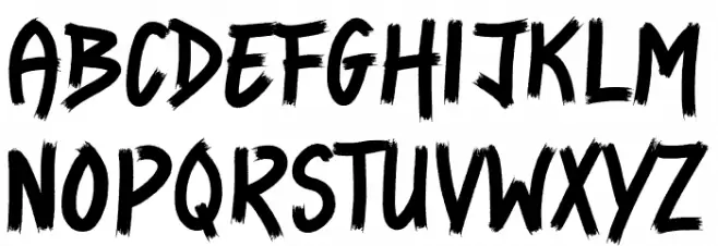 Arizona Heatwave Font LOWERCASE
