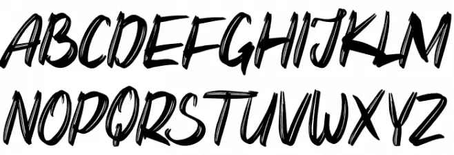 Arizona Schriftart Groß