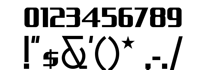 ArizonaAirwaysNF Font OTHER CHARS