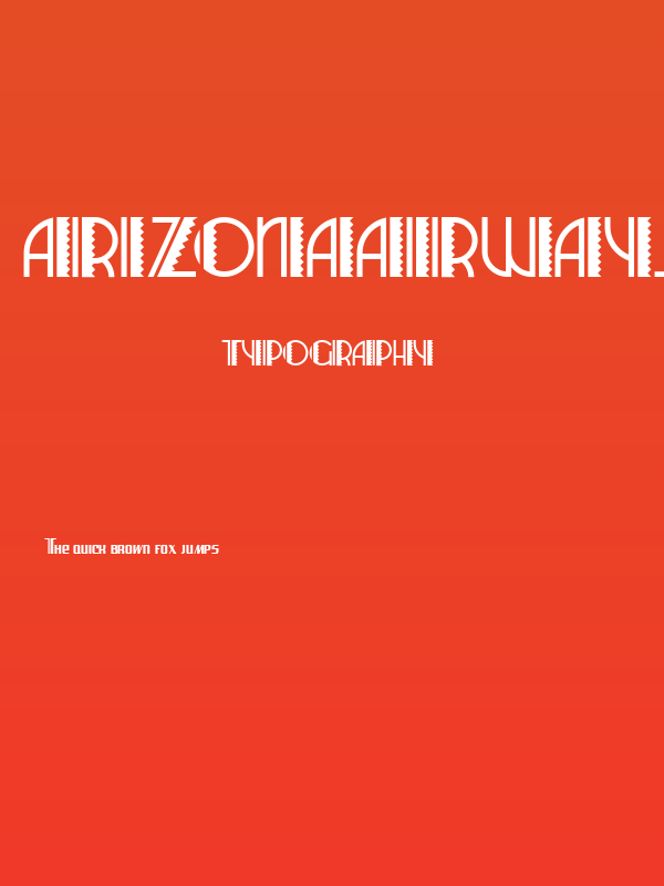 ArizonaAirwaysNF Poster