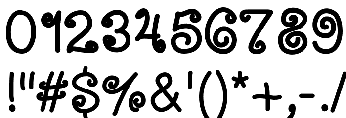 ArizonaTumbleweedBold Font OTHER CHARS