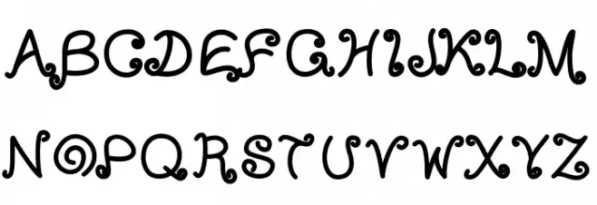 ArizonaTumbleweedBold フォント 大文字