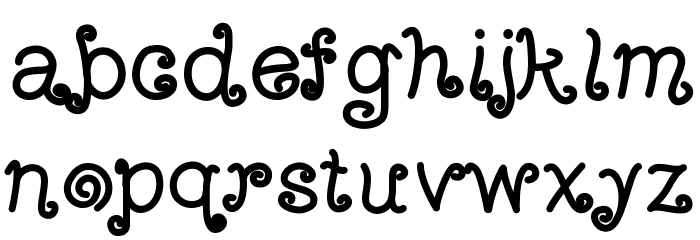 ArizonaTumbleweedBold Font LOWERCASE