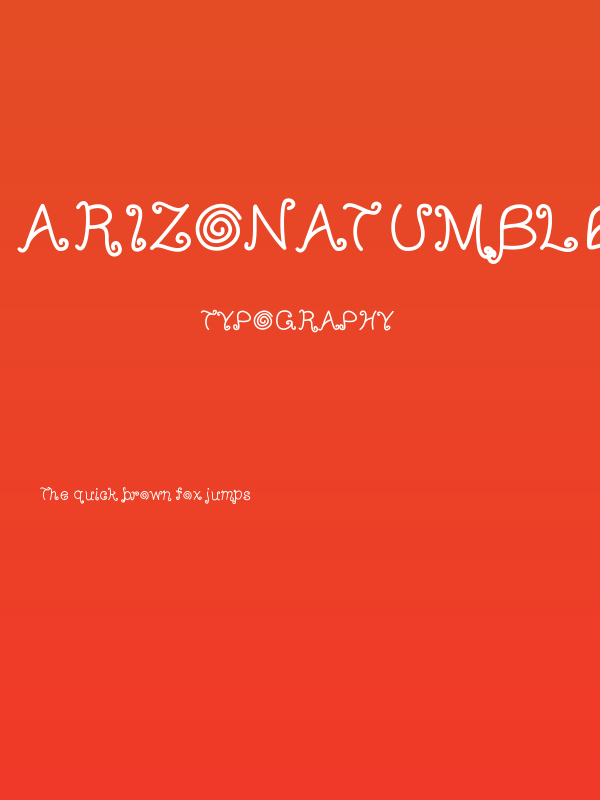 ArizonaTumbleweed Poster