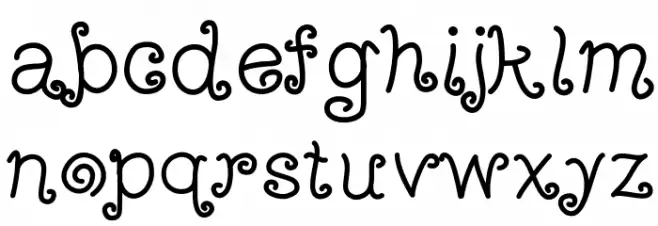 ArizonaTumbleweed Schriftart Kleinbuchstaben