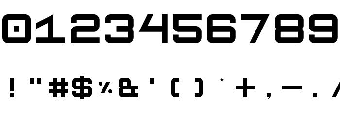 Arizone Unicase Regular Font Alte caractere