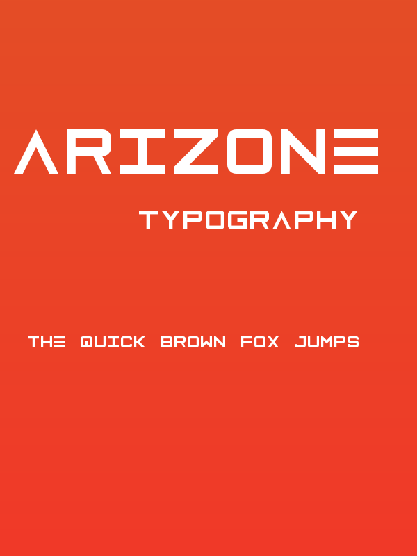 Arizone Unicase Regular Poster