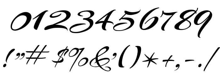 Arizonia Regular Font OTHER CHARS