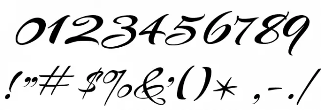 Arizonia Font OTHER CHARS