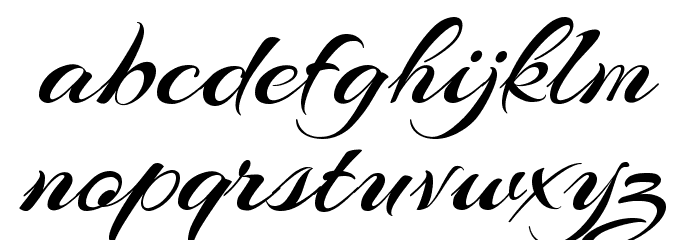 Arizonia Font LOWERCASE