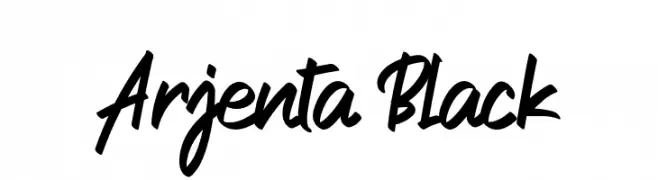 Arjenta Black  font caratteri gratis