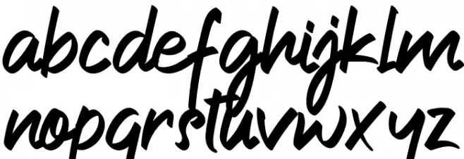 Arjenta Black Caratteri MINUSCOLO