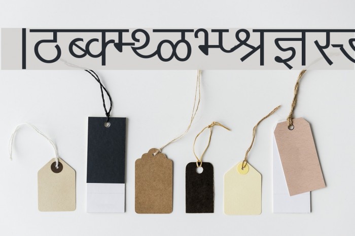 Arjun Font examples