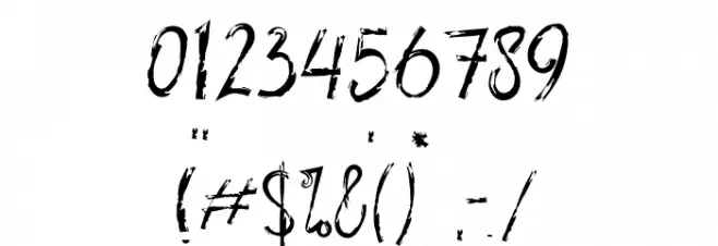 ArjunaFloydRegular Font OTHER CHARS