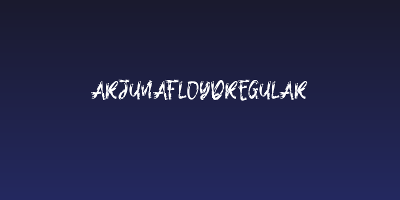 ArjunaFloydRegular Social Header