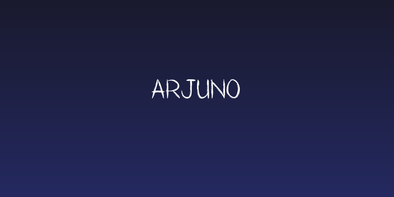 Arjuno Social Header