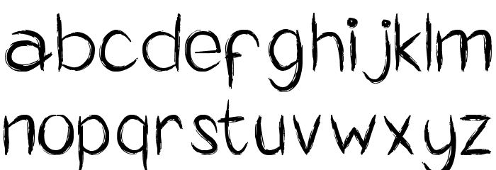 Arjuno Font LOWERCASE