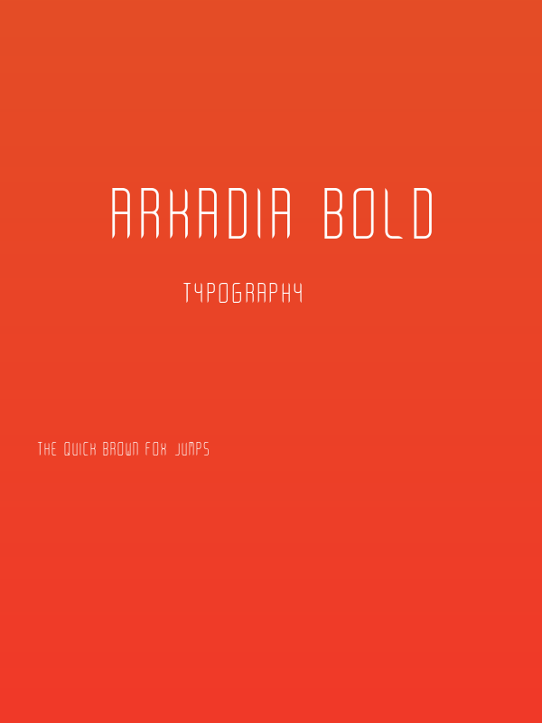 Arkadia bold Poster