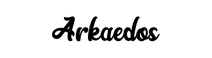 Arkaedos  font caratteri gratis