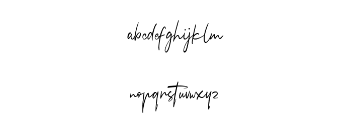 Arkania Font LOWERCASE