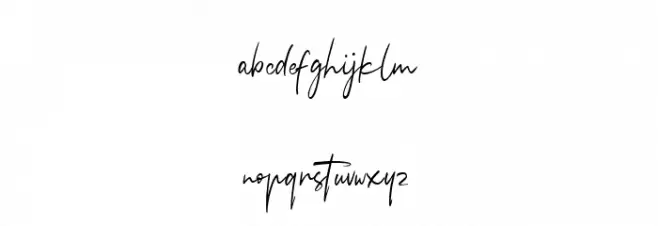 Arkania Font LOWERCASE