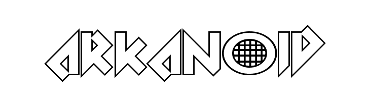 Arkanoid  font caratteri gratis