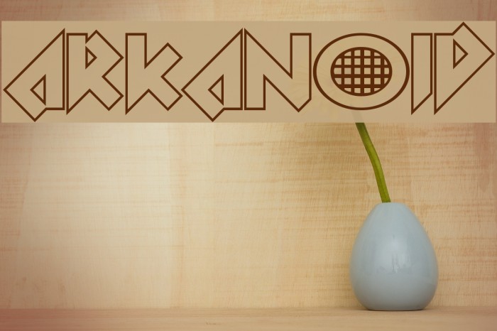 Arkanoid Font examples