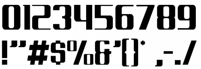 Arkansas Font OTHER CHARS