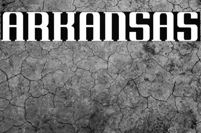 Arkansas Font examples